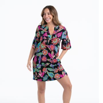 Style LOJA : robe de plage-M6-8611-009