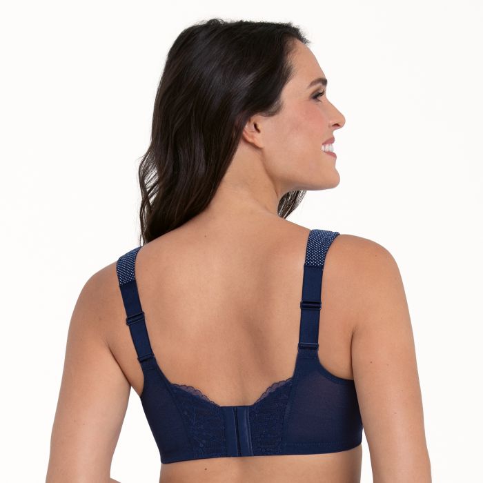 Soutien-Gorge Brodé Floral Rouge/Or TRIFOLIUM - Taille 32B Légèrement Rembourré - Neuf Avec Étiquette