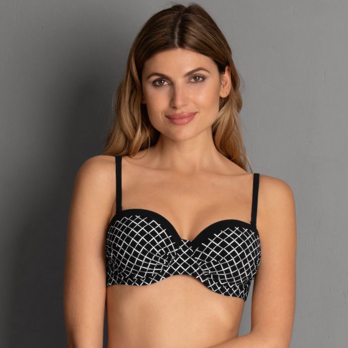 CASSIE TOP - bandeaubikinitop met spacercups-M0-8838-1