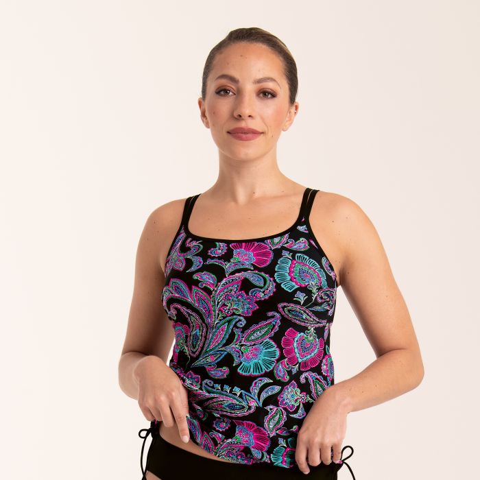 Tankini per protesi - ALASSIO - Top tankini per protesi - menta
