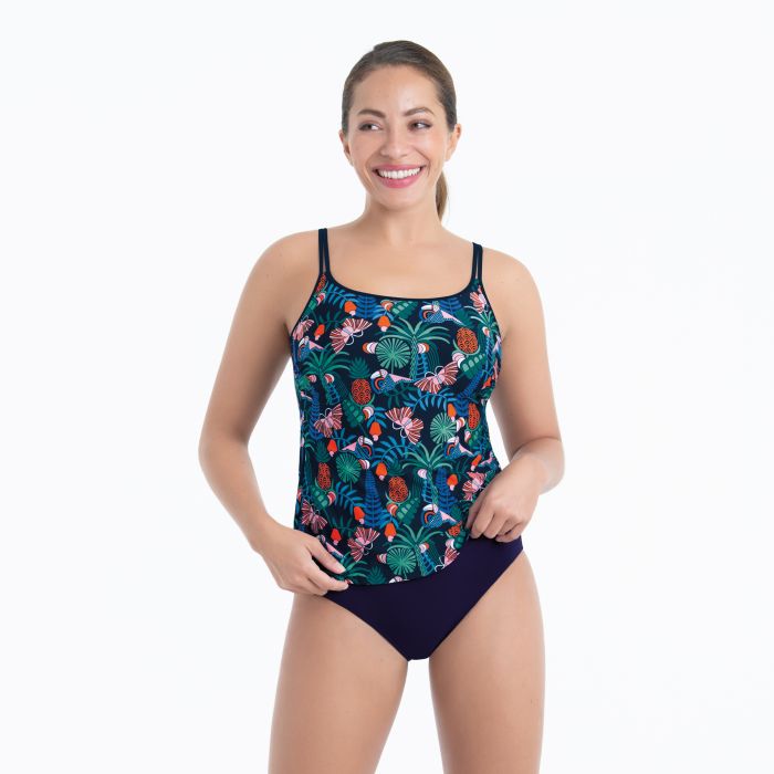Mastectomy tankinis - Style RIMINI – Mastectomy tankini top - mint