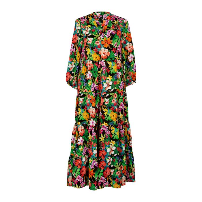 anita printed maxi dress Anita Bohemian Print Maxi Dress Mara Blak
